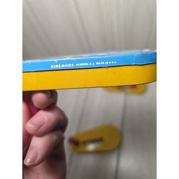 Vtg Kirchof Tin Noisemakers Life Of The Party Set of 3 Original Nostalgia Clown - Picture 8 of 11